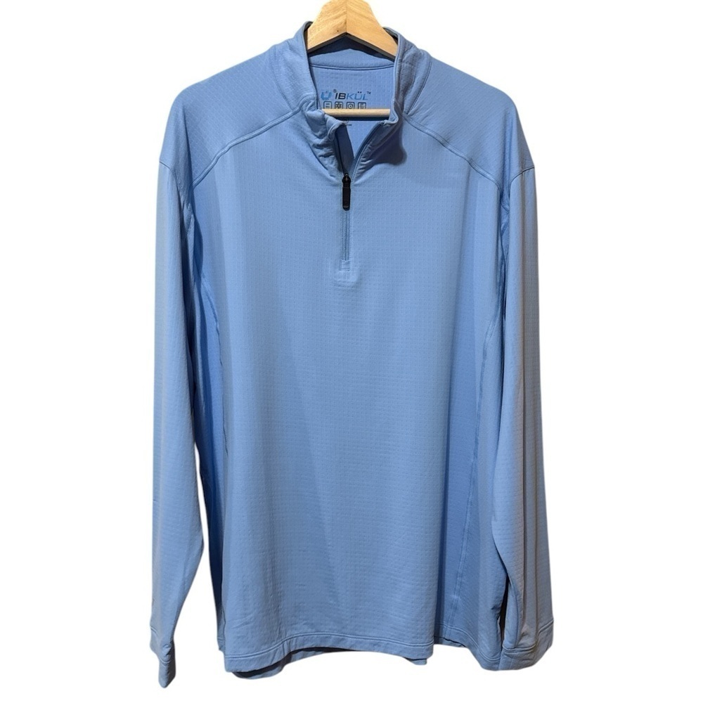 EUC - Ibkül Long-Sleeve UPF Mockneck Pullover - Size XL - Peri - Picture 4 of 6